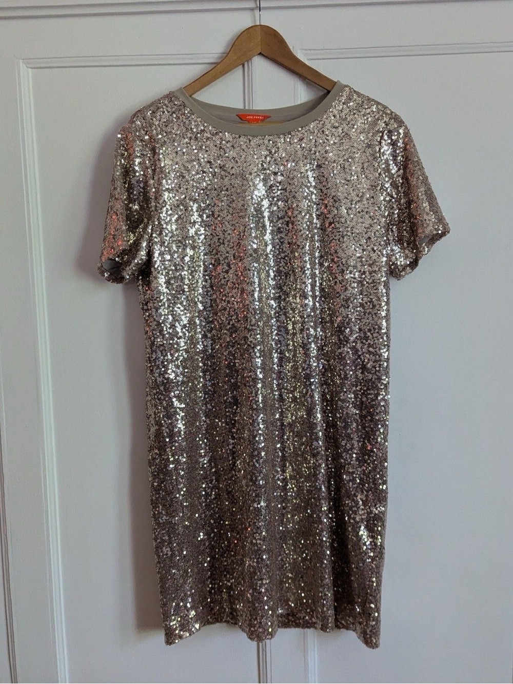 Joe Fresh Gold Sequin Mini Dress